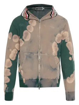 A BATHING APE®: Зелёная толстовка 