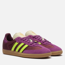 adidas: Фиолетовые кроссовки  Originals