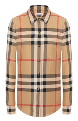 Burberry: Хлопковая рубашка 