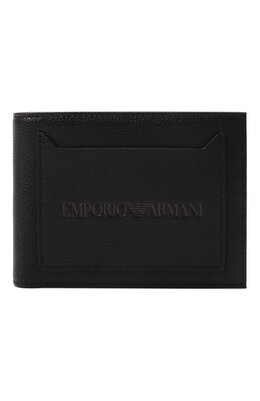 Emporio Armani: Чёрный кошелёк 