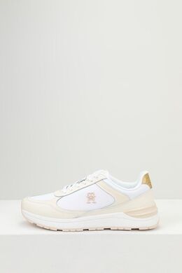 Tommy Hilfiger: Белые кроссовки 