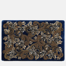 Dolce & Gabbana: Голубой клатч  Velvet