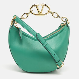 Valentino: Зелёная сумка  VLogo