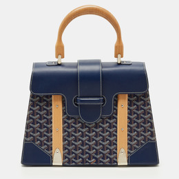 Goyard: Синяя сумка на руку 