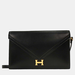 Hermes: Чёрный клатч 
