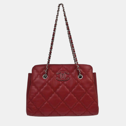 Chanel: Червоні сумки шопери 