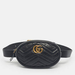 Gucci: Чорні  GG Marmont
