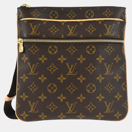 Louis Vuitton: Коричневая сумка  Pochette