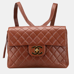 Chanel: Коричневі рюкзаки 