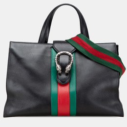 Gucci: Чёрная сумка на руку  Dionysus