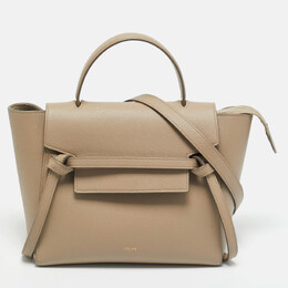 Celine: Бежевая сумка на руку 
