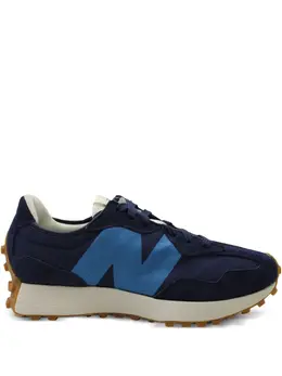 New Balance: Синие кроссовки 