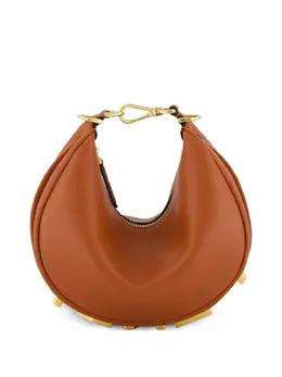 FENDI: Коричневая сумка через плечо 