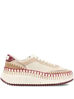 Chloé: Белые кроссовки  Nama
