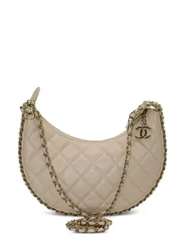CHANEL Pre-Owned: Бежевая сумка 