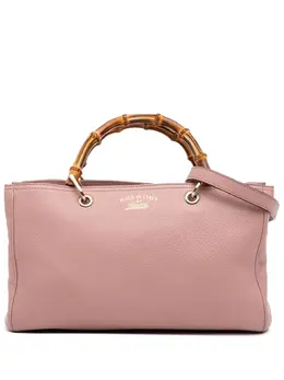 Gucci Pre-Owned: Розовая сумка-шоппер 