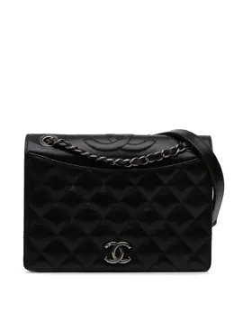 CHANEL Pre-Owned: Чёрная сумка через плечо 