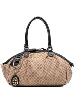 Gucci Pre-Owned: Коричневая сумка 