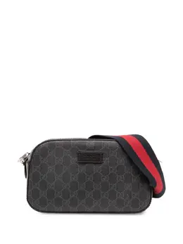 Gucci Pre-Owned: Чёрная сумка через плечо 
