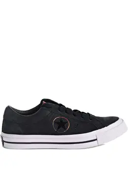 Converse: Чёрные кроссовки  One Star Ox