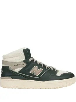 New Balance: Зелёные кроссовки 