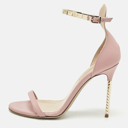 Valentino: Розовые сандалии 