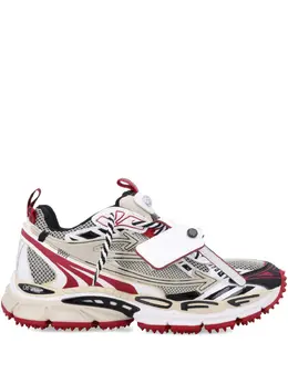 Off-White: Красные кроссовки 