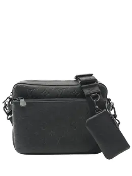 Louis Vuitton Pre-Owned: Чёрная сумка через плечо 