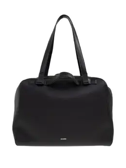 Jil Sander: Чёрная сумка-шоппер 