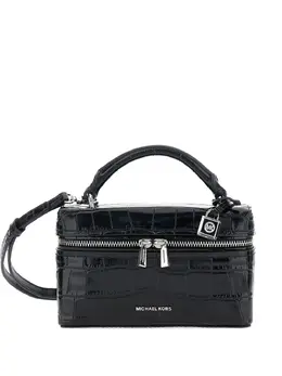 Michael Michael Kors: Чёрная сумка через плечо 