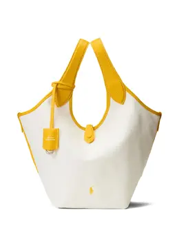 Polo Ralph Lauren: Белая сумка-шоппер 