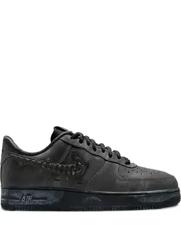 Nike: Чёрные кроссовки  Air Force 1