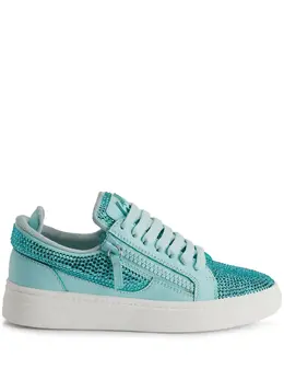 Giuseppe Zanotti: Голубые кроссовки 
