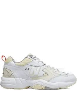 New Balance: Белые кроссовки  608