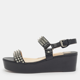 Christian Louboutin: Чёрные сандалии 