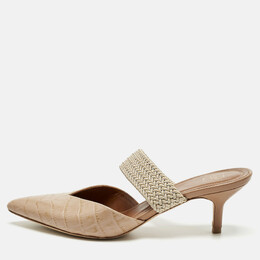 Malone Souliers: Бежеві сабо 