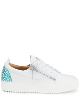 Giuseppe Zanotti: Белые кроссовки  Gail