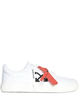Off-White: Белые кроссовки  Vulcanized