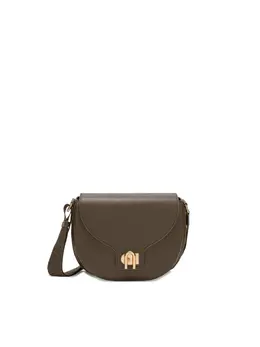 Furla: Тёмная сумка через плечо 