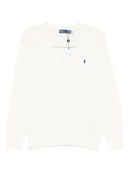 Polo Ralph Lauren: Белый свитшот 