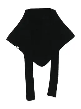 Jacquemus: Чёрный шарф 