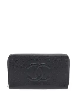 CHANEL Pre-Owned: Чёрный кошелёк 