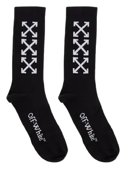Off-White: Чёрные носки  Arrow