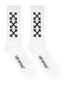 Off-White: Белые носки  Arrow