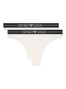 Emporio Armani: Белые трусы 