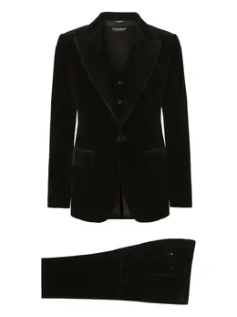 Dolce & Gabbana: Бархатный костюм  Velvet