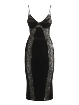 Elisabetta Franchi: Бархатное платье 