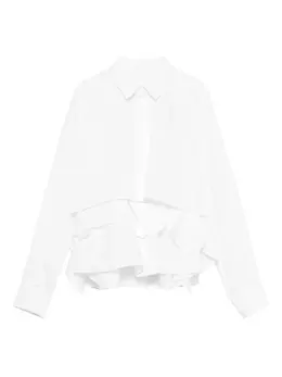 sacai: Белая рубашка 