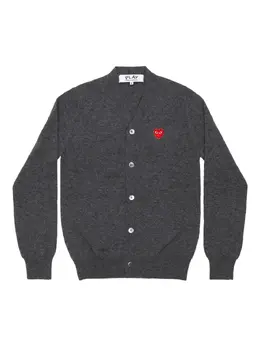 Comme Des Garçons Play: Кардиган  Heart с v-образным вырезом