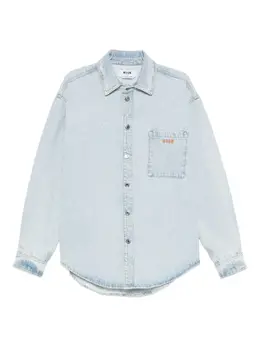 MSGM: Джинсовая рубашка 